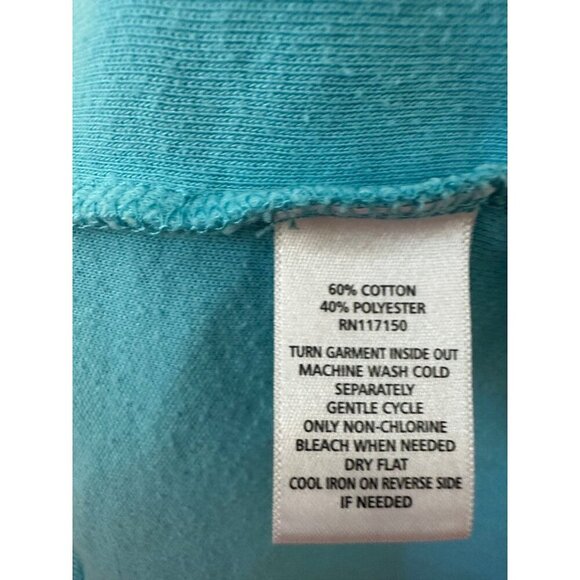 Quacker Factory by Jeanne Bice women’s size large blue t-shirt - Picture 7 of 9